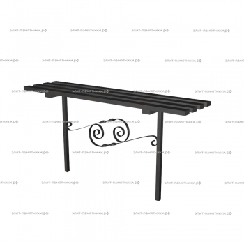 Лавочка металлическая № 8