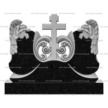 Резной семейный памятник № 28